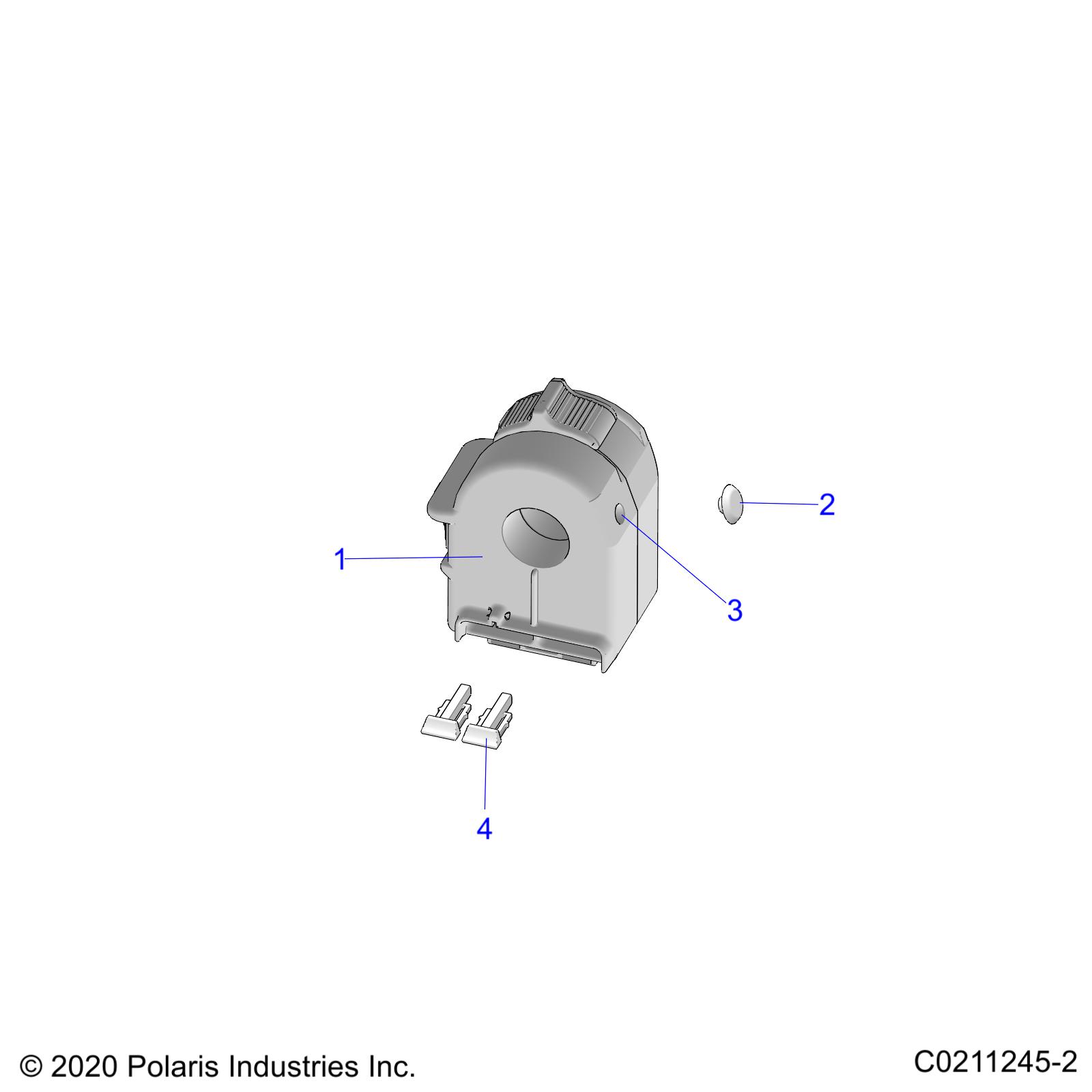 Foto diagrama Polaris que contem a peça 5432952