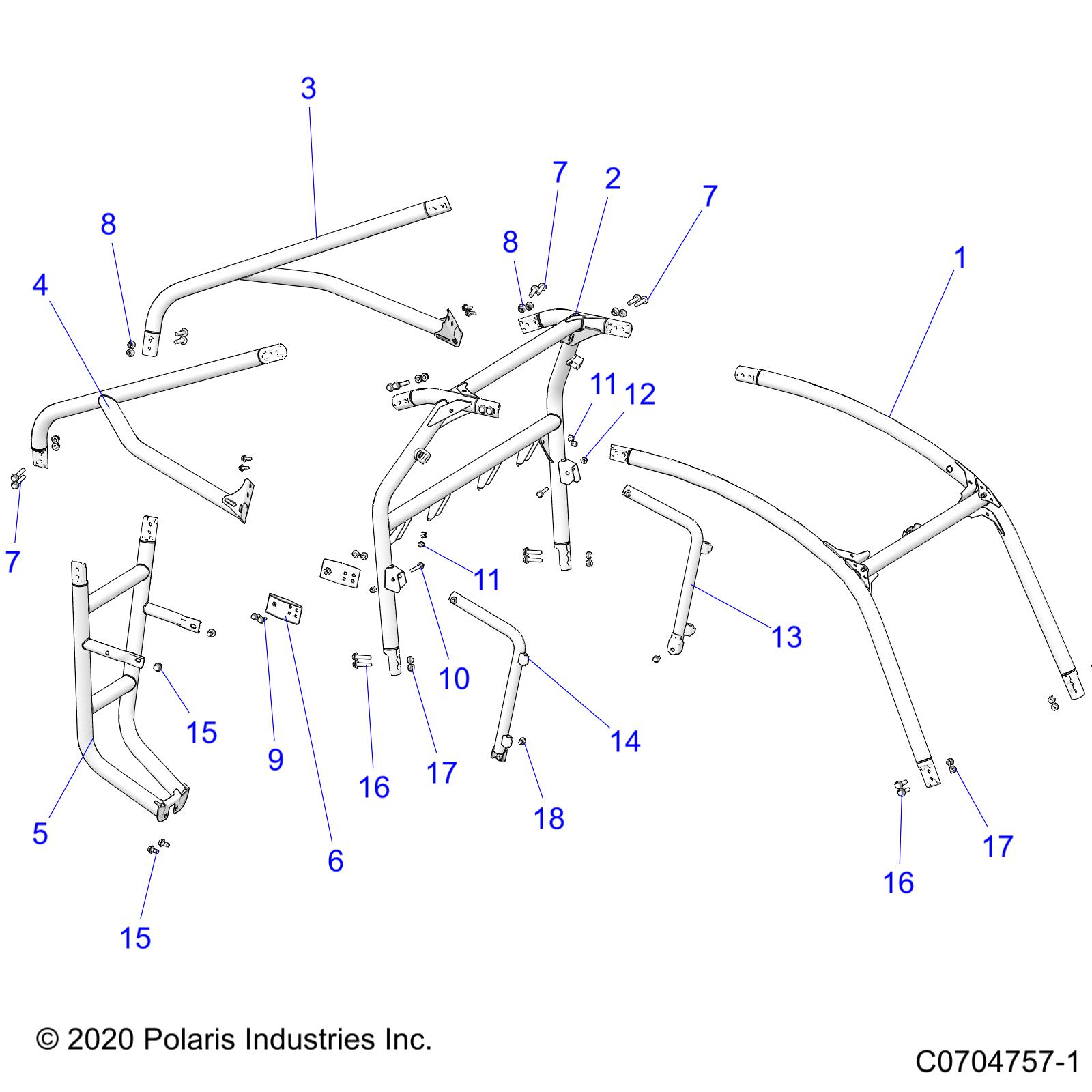 Part Number : 5259100-458 BUMPER MOUNT BRACKET  MATTE BL