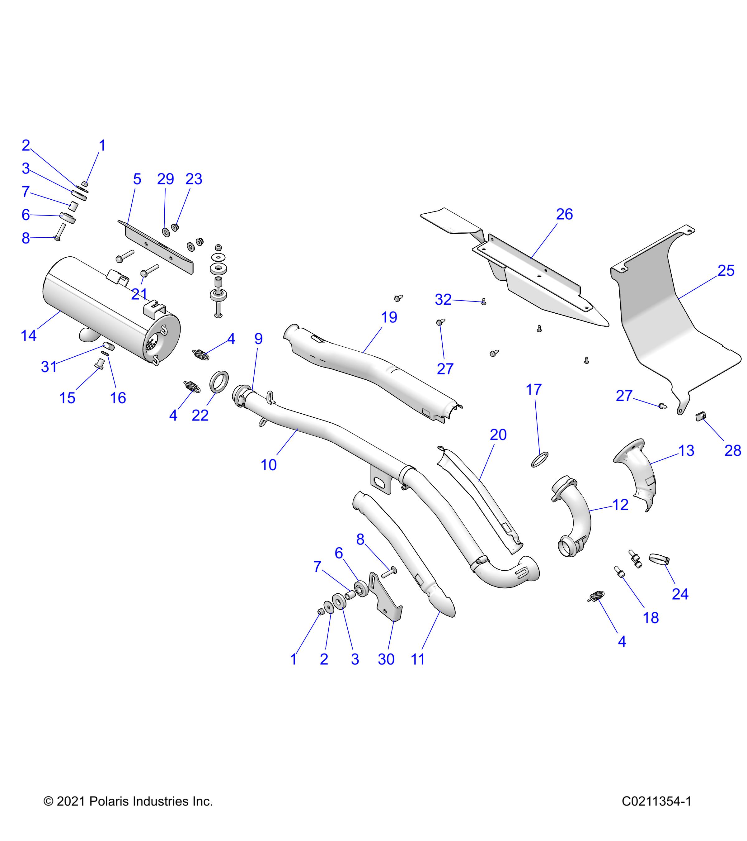 Part Number : 7661973 RIVET  4.8 MM