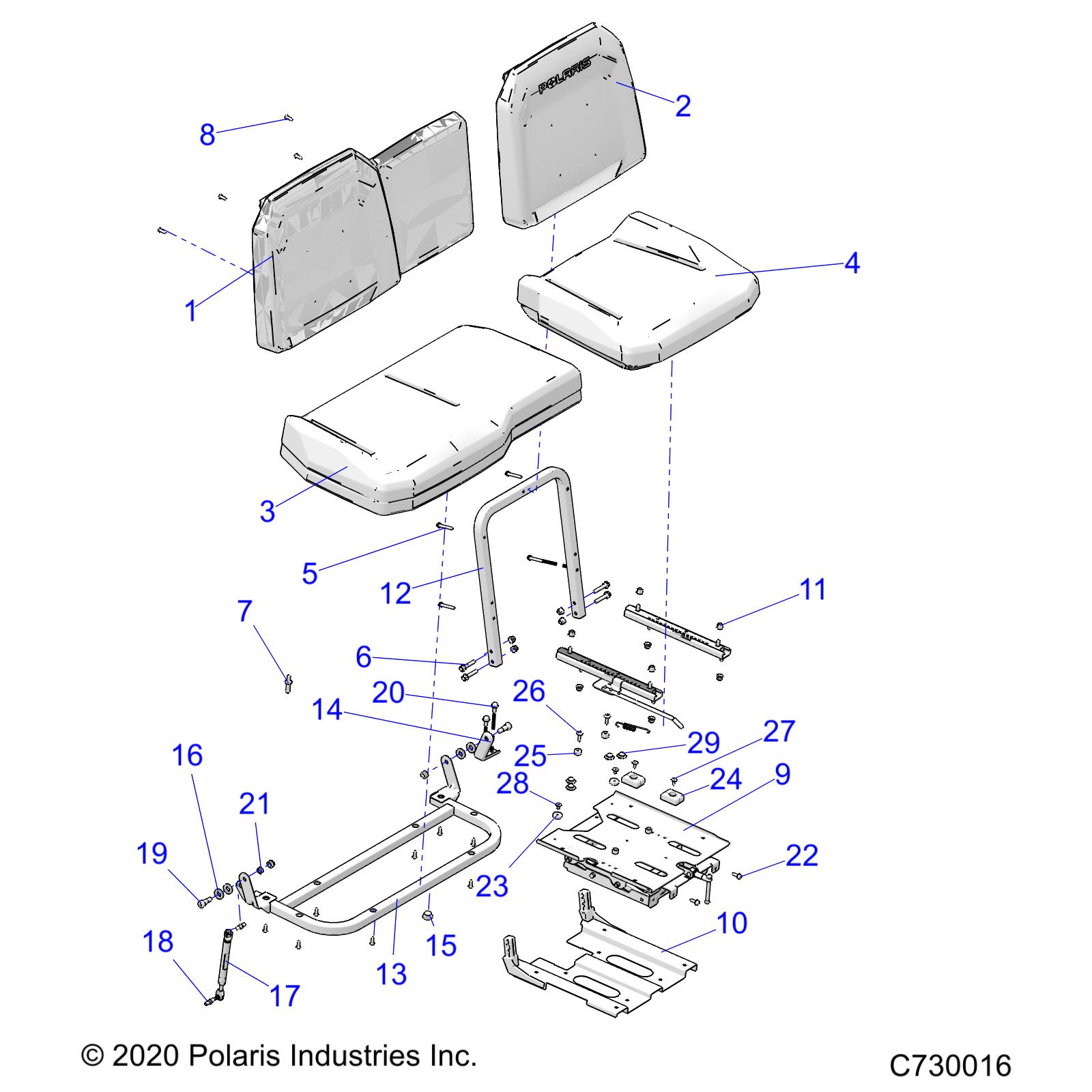 Part Number : 1025290-458 ASM-SEAT ADJUSTER T-KNOB BLK