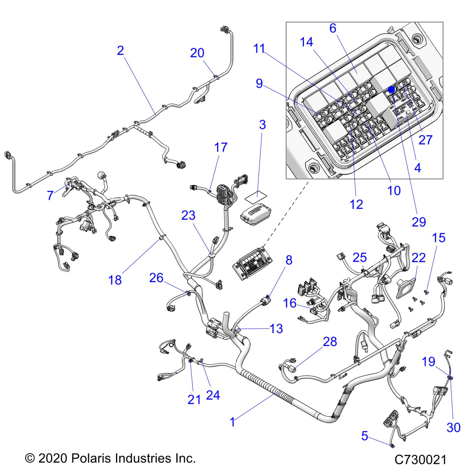 Part Number : 2415991 HARNESS-CHASSIS FS TR NORDIC