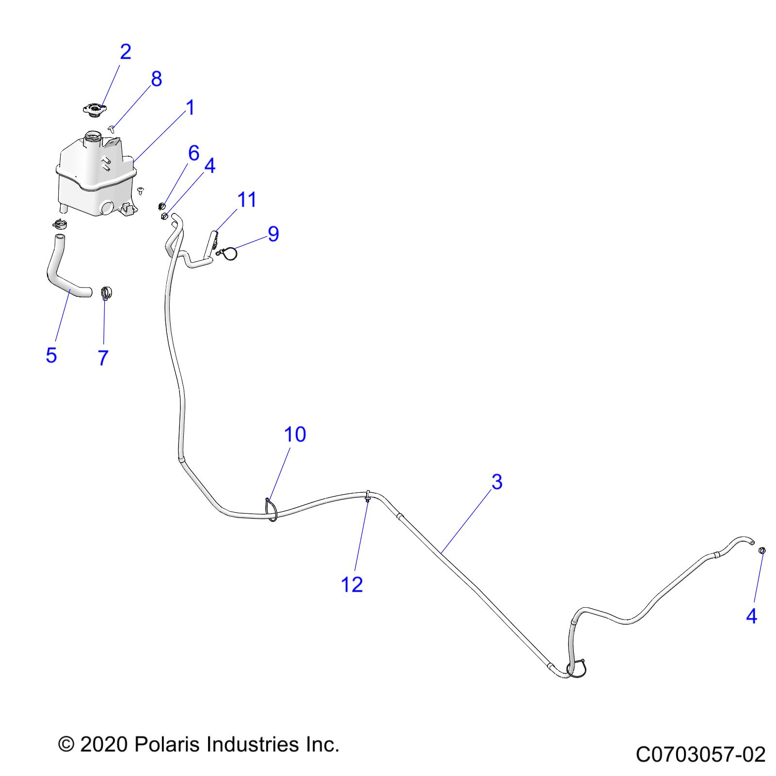 Foto diagrama Polaris que contem a peça 1241379