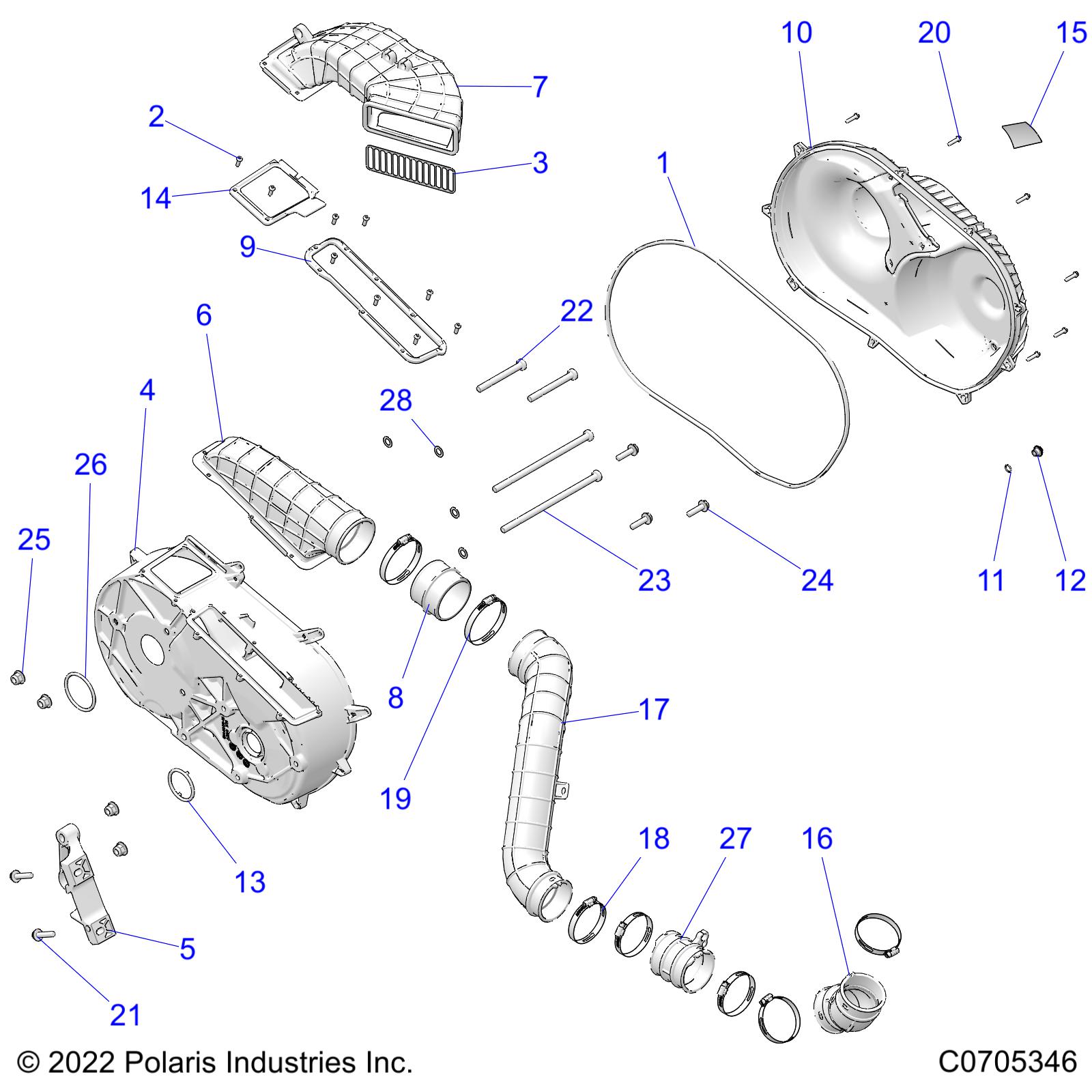 Foto diagrama Polaris que contem a peça 2207560