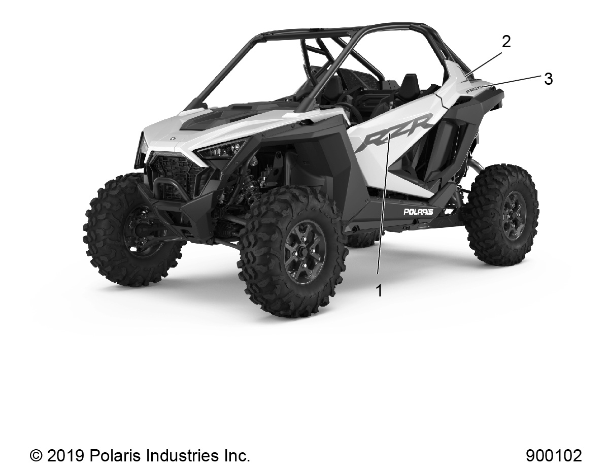 Part Number : 7192060 DECAL-DOOR UPR RZR RH