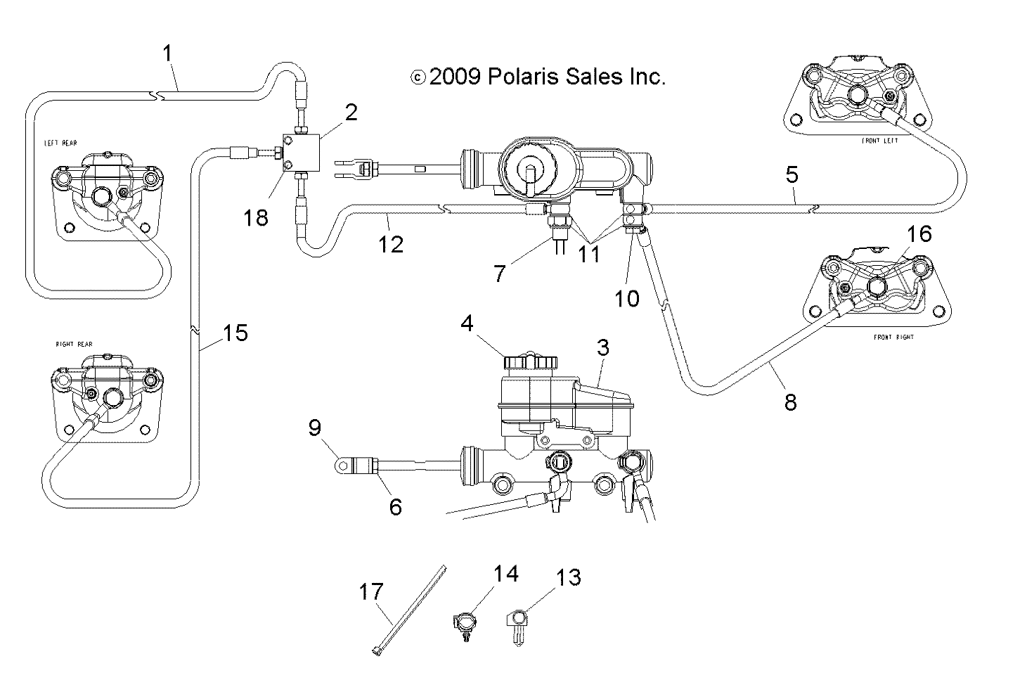 Part Number : 1911436 BRAKE LINE