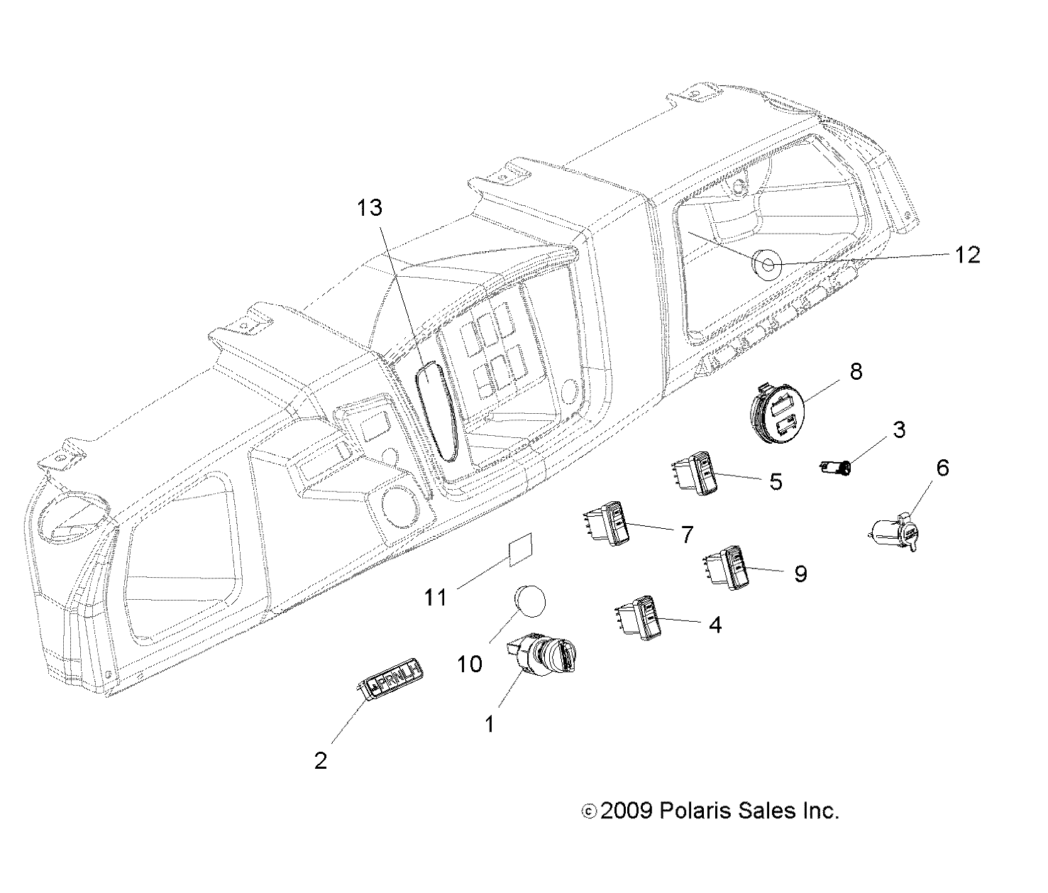 Part Number : 4012702 3 POSITION MODE SWITCH