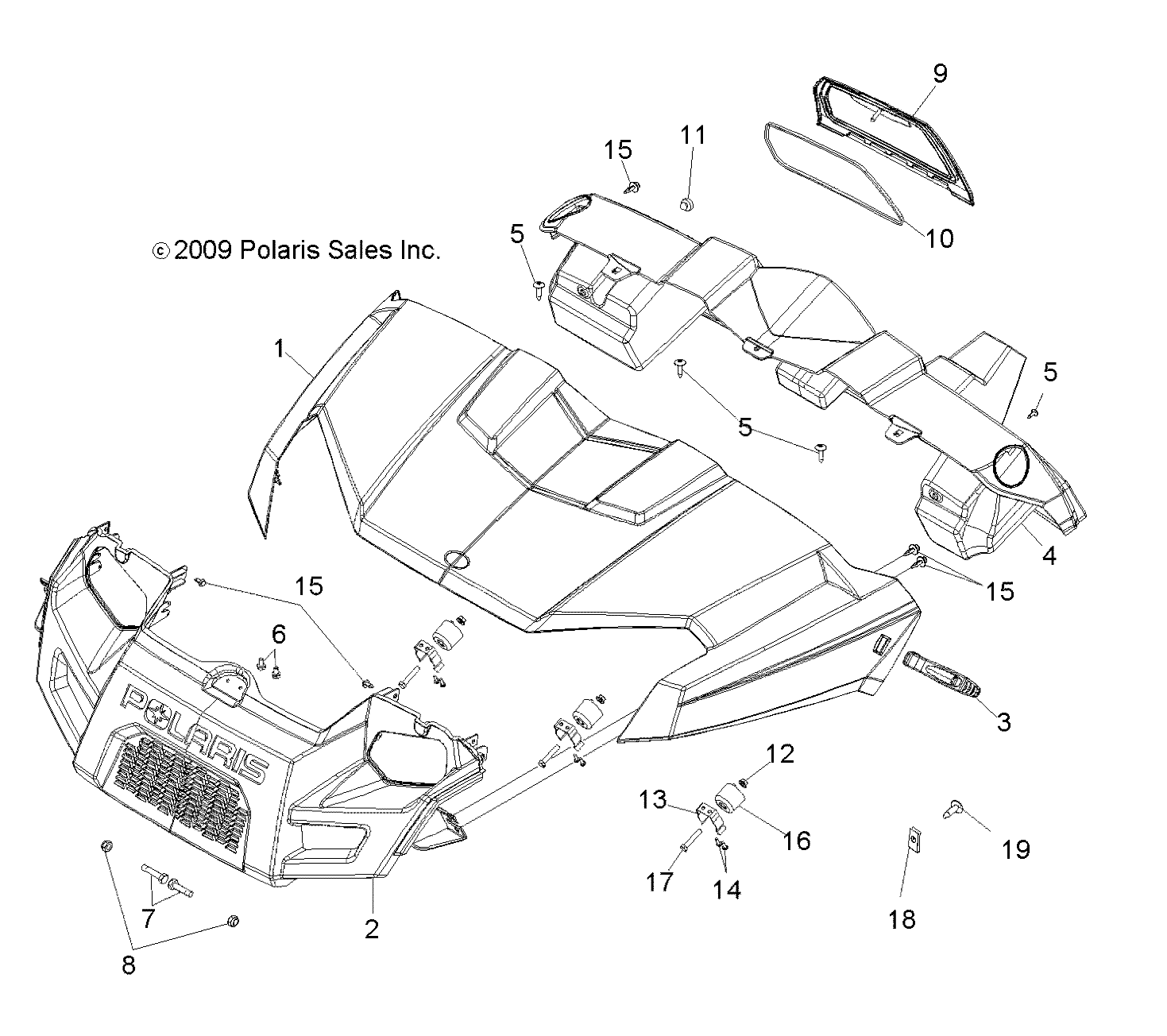 Part Number : 5438280 SPACER-HOOD CLAMP