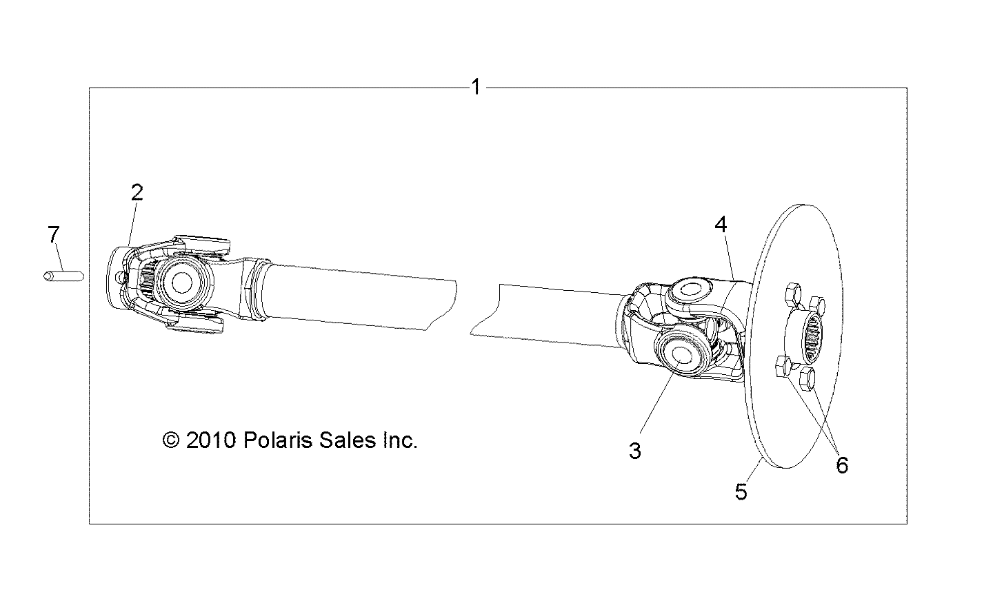 Foto diagrama Polaris que contem a peça 3235059