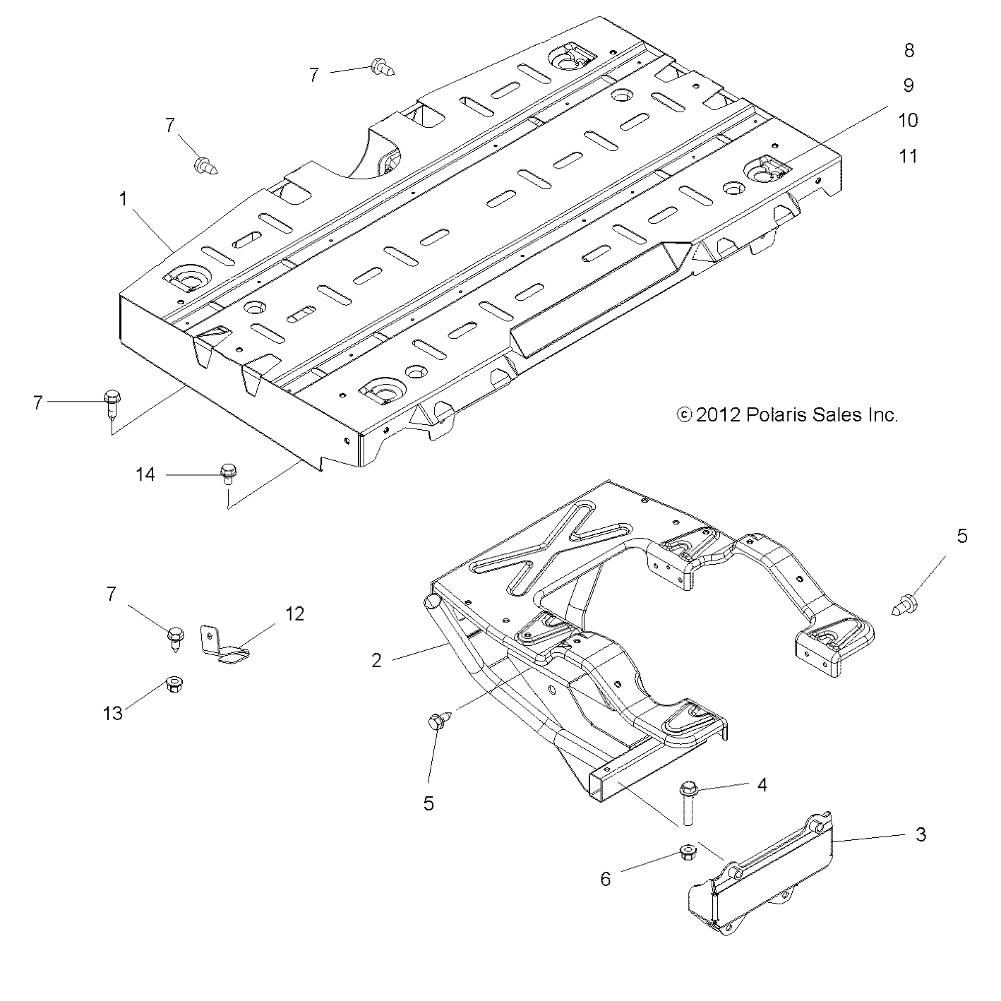 Part Number : 7519970 SCR-HXFL-M8X1.25X20 8.8 ZD NYL