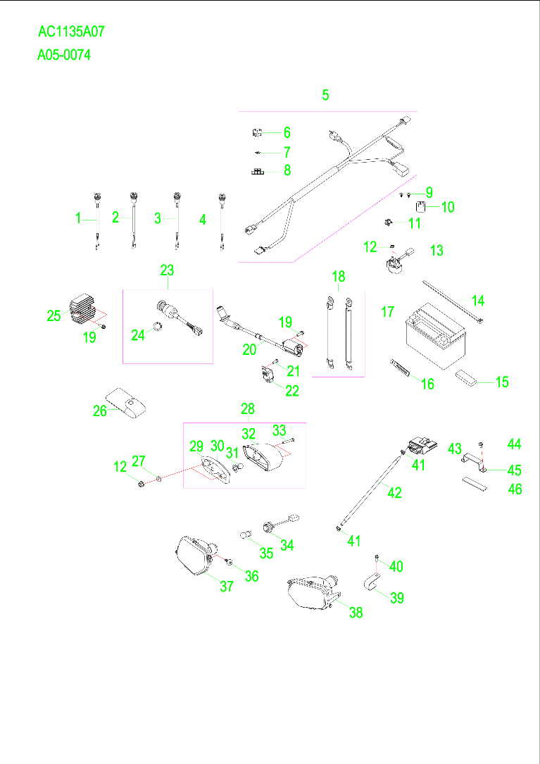 Part Number : 0454806 DECAL-SWITCH MAIN IGNITION