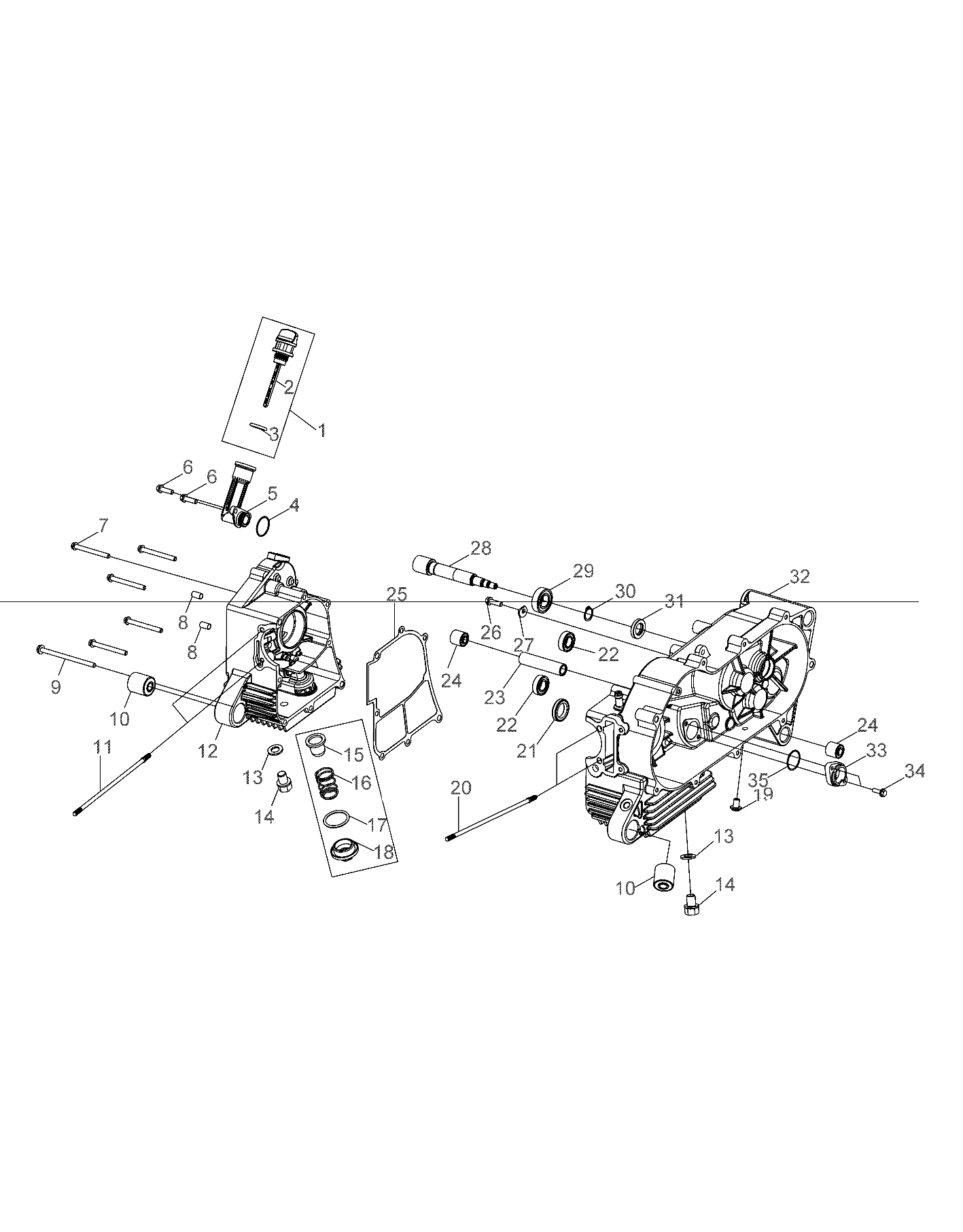 Foto diagrama Polaris que contem a peça 0452368