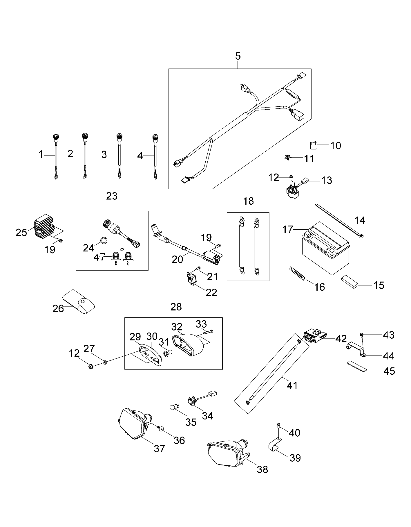 Part Number : 0455320 MAIN WIRE HARNESS  RZR 170