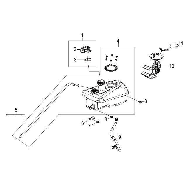 Foto diagrama Polaris que contem a peça 0450559