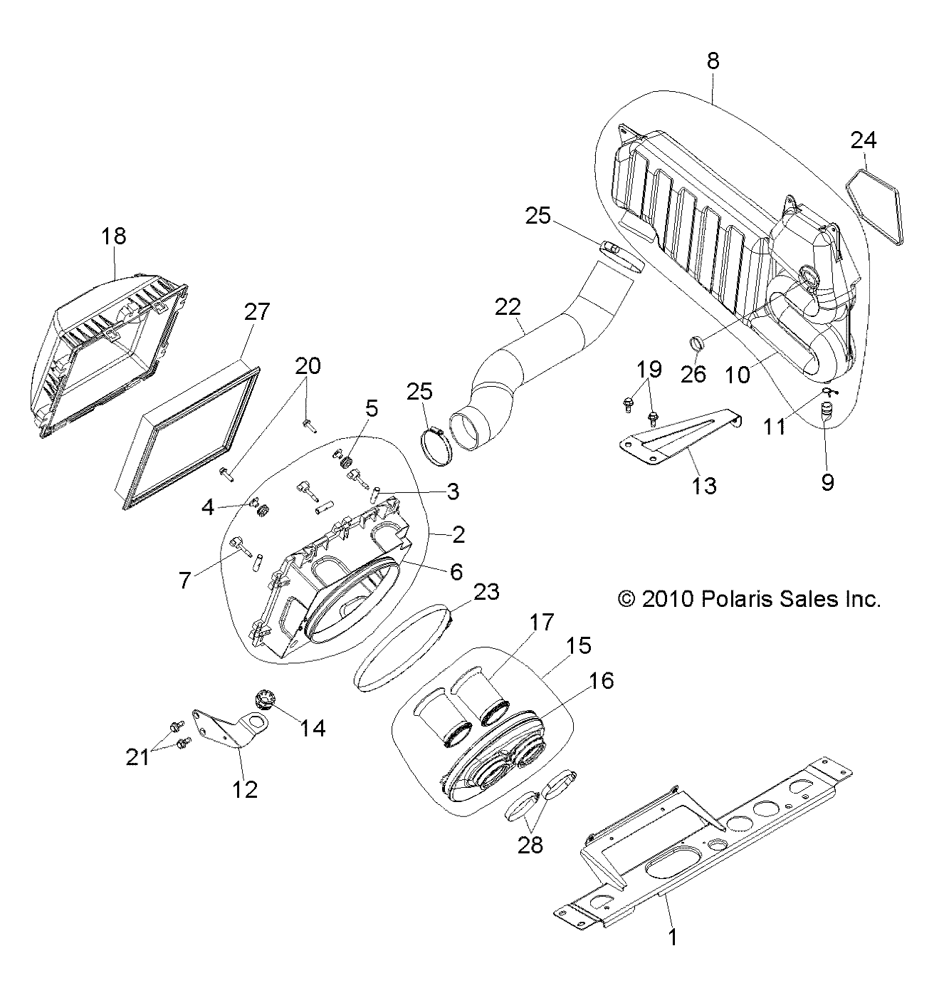 Part Number : 5438704 BOX-INTAKE RES.