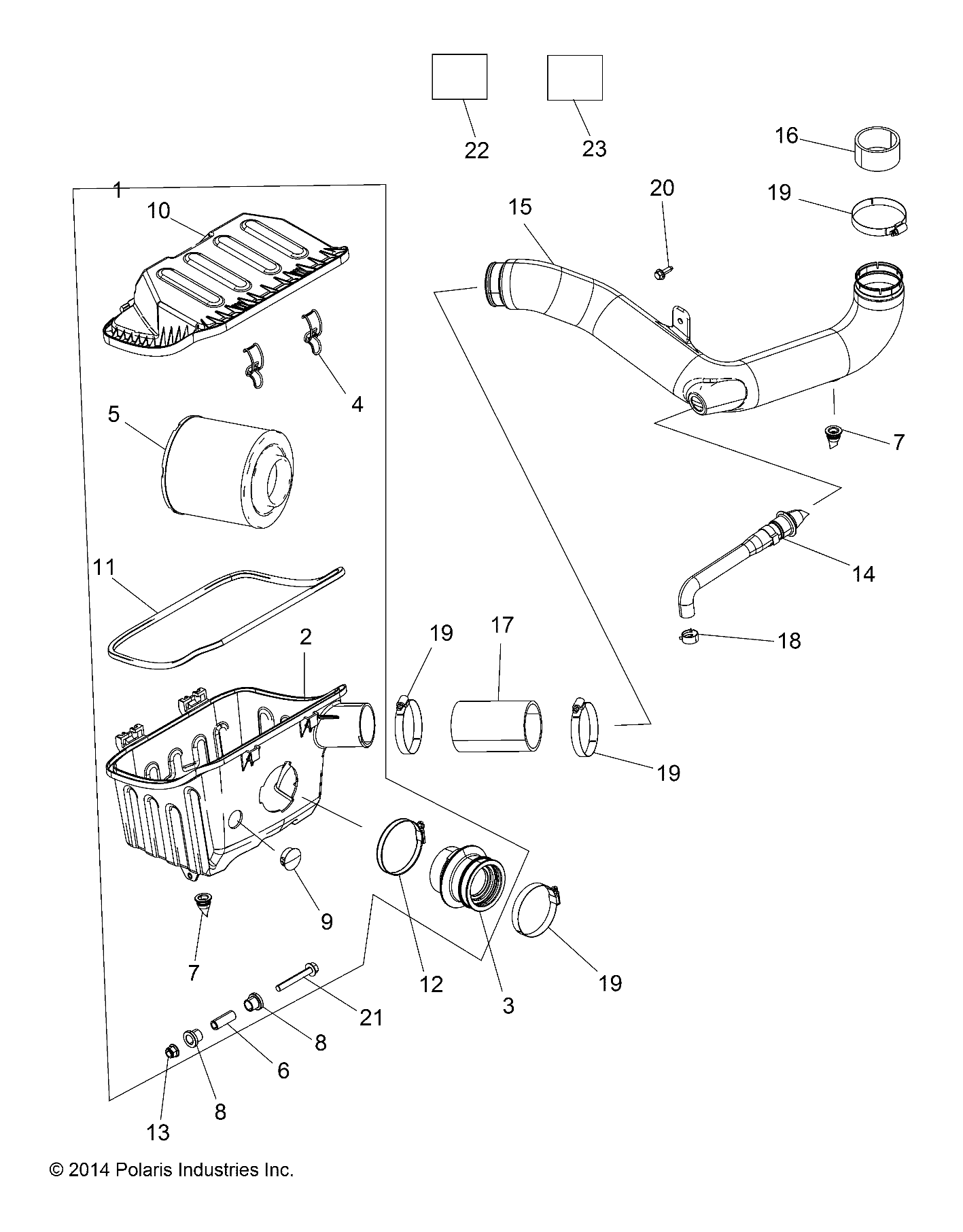 Foto diagrama Polaris que contem a peça 1204923