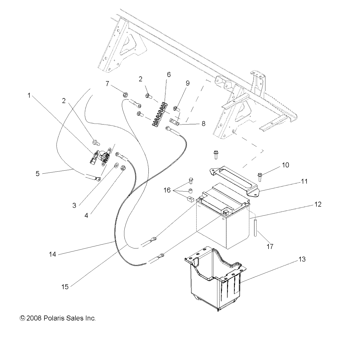 Part Number : 5433681 TUBE BATT.VENT 400 MM
