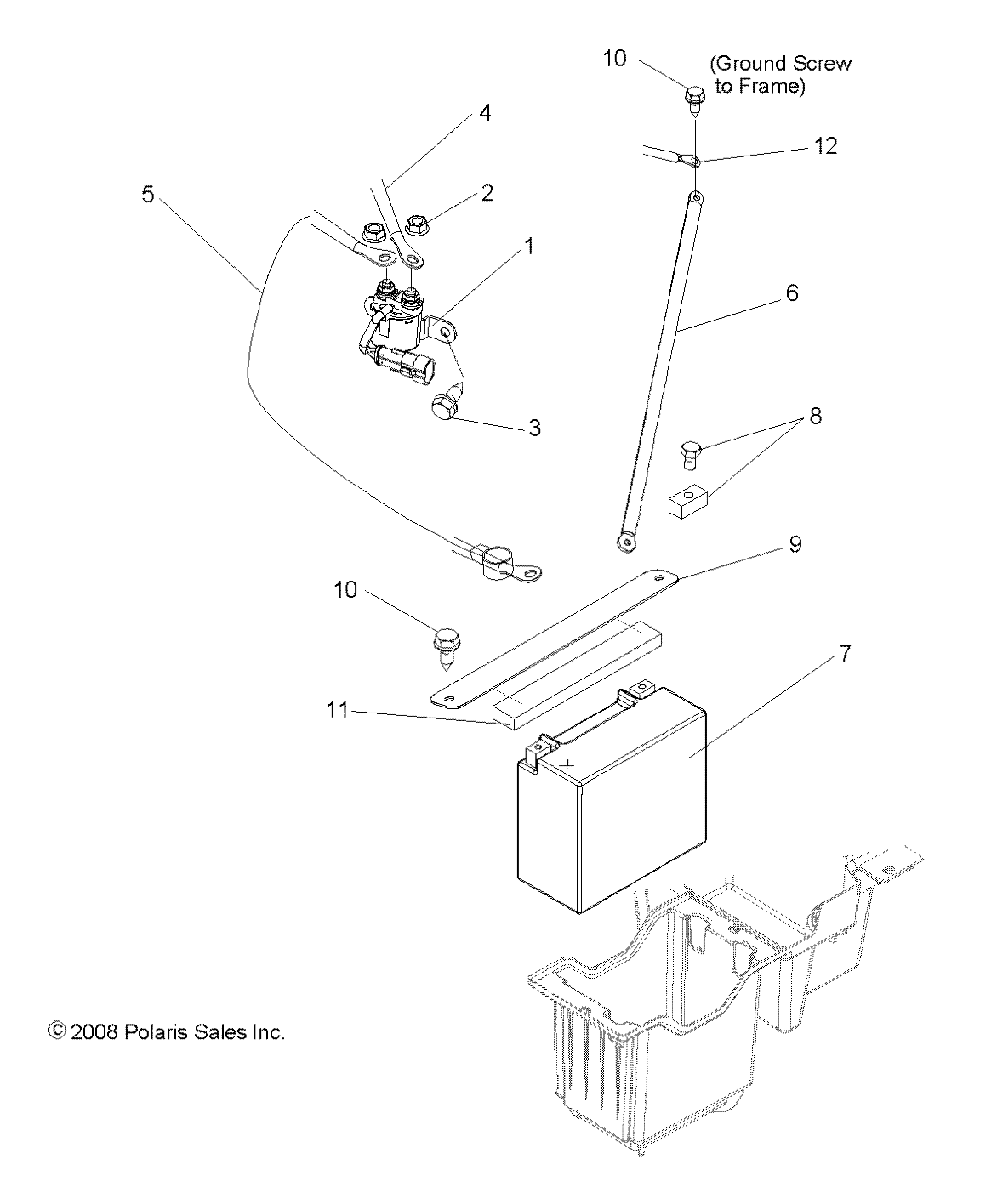 Part Number : 4011611 CABLE-CHASSIS GROUND