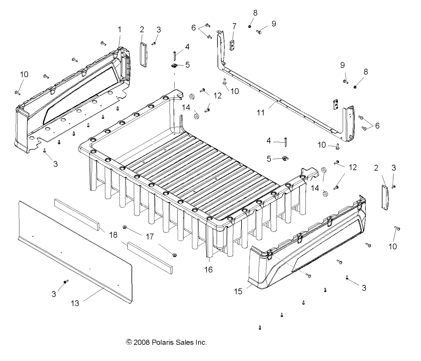 Part Number : 5437563-070 SHORT BOX PANEL  LEFT SIDE  GL