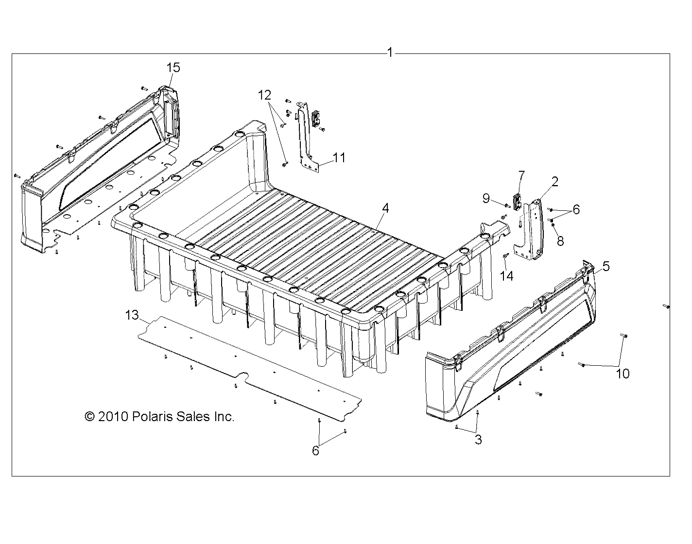 Part Number : 5438617 PANEL-BOX FRONT