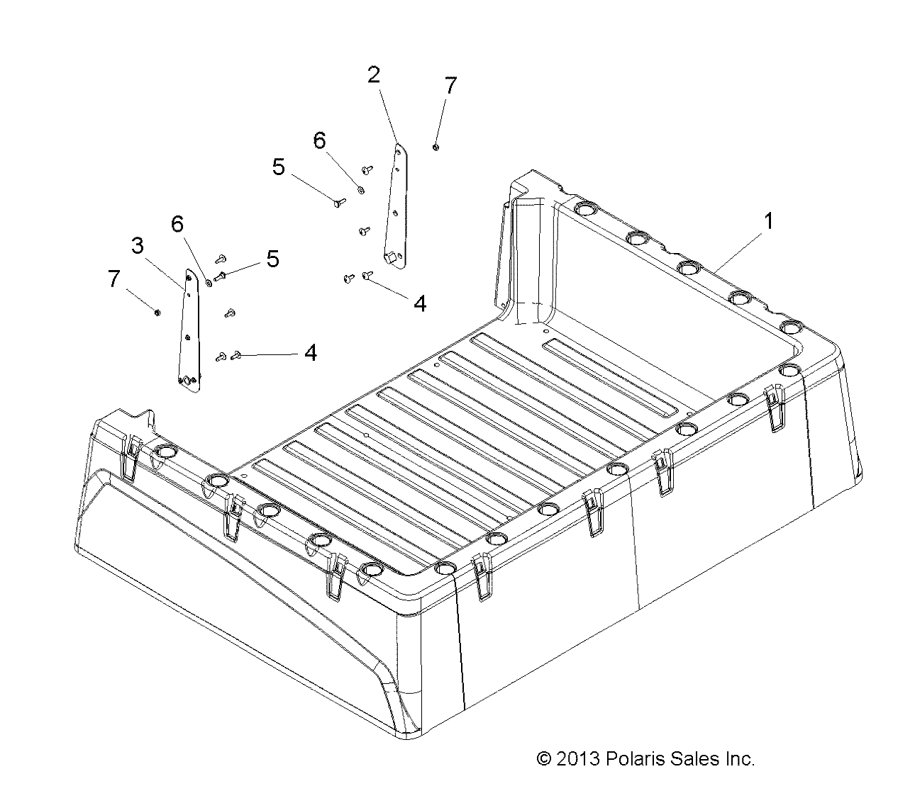 Part Number : 2209035 K-BOX CARGO RGR 570 TR