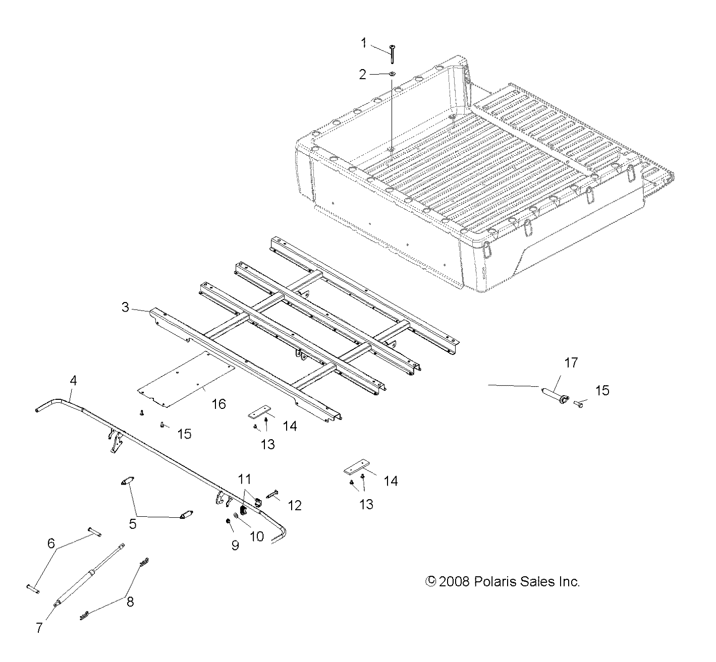 Part Number : 1015308-329 WELD-BOX SUPPORT SHORT BLK