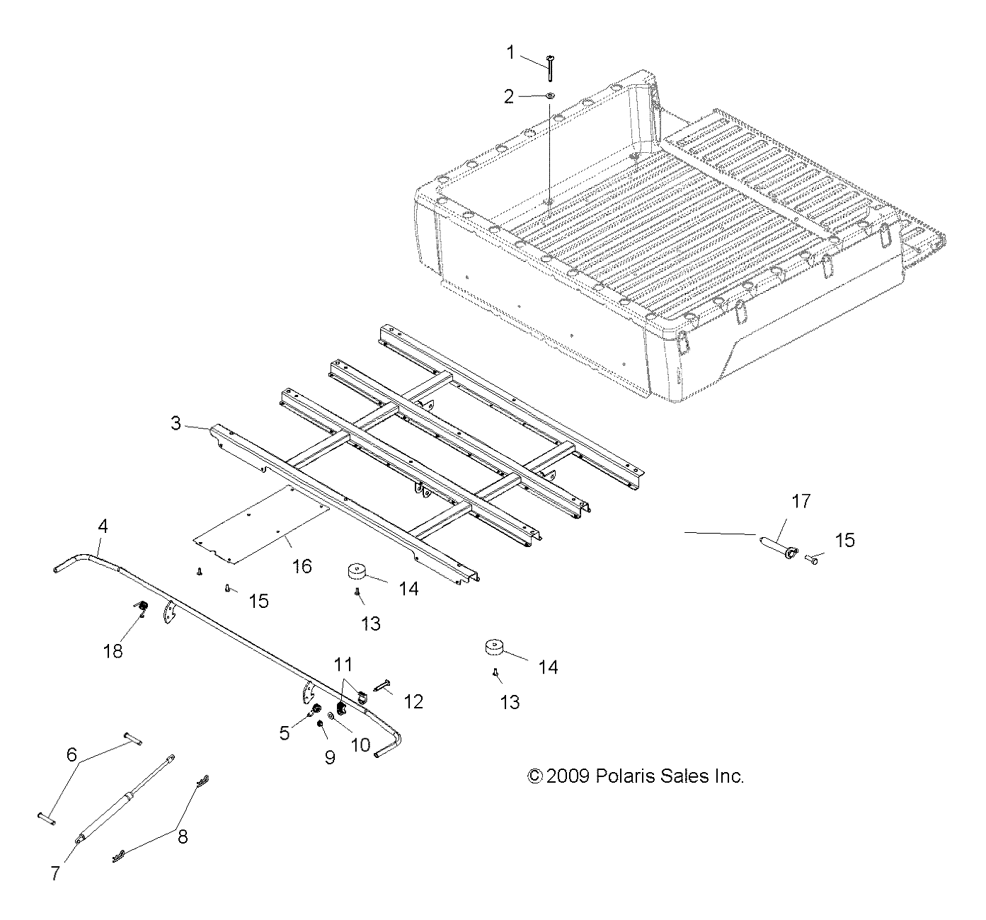 Part Number : 1017600-329 WELD-BOX SUPPORT SHORT BLK
