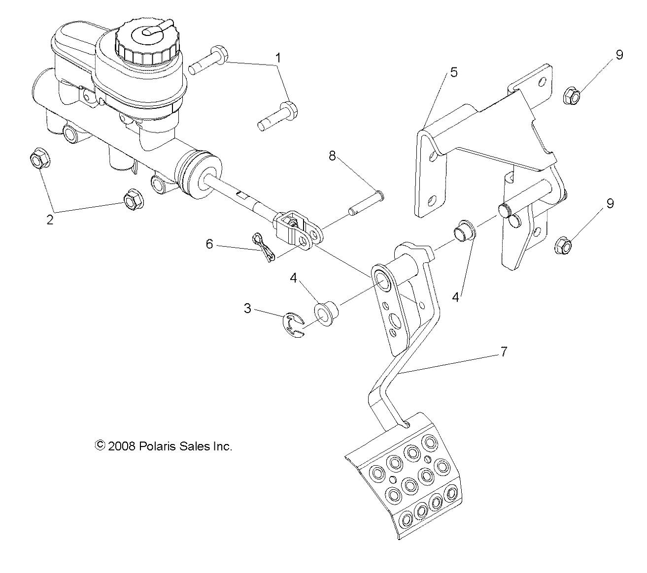 Part Number : 1016414-329 WELD-PEDAL MNT BLK