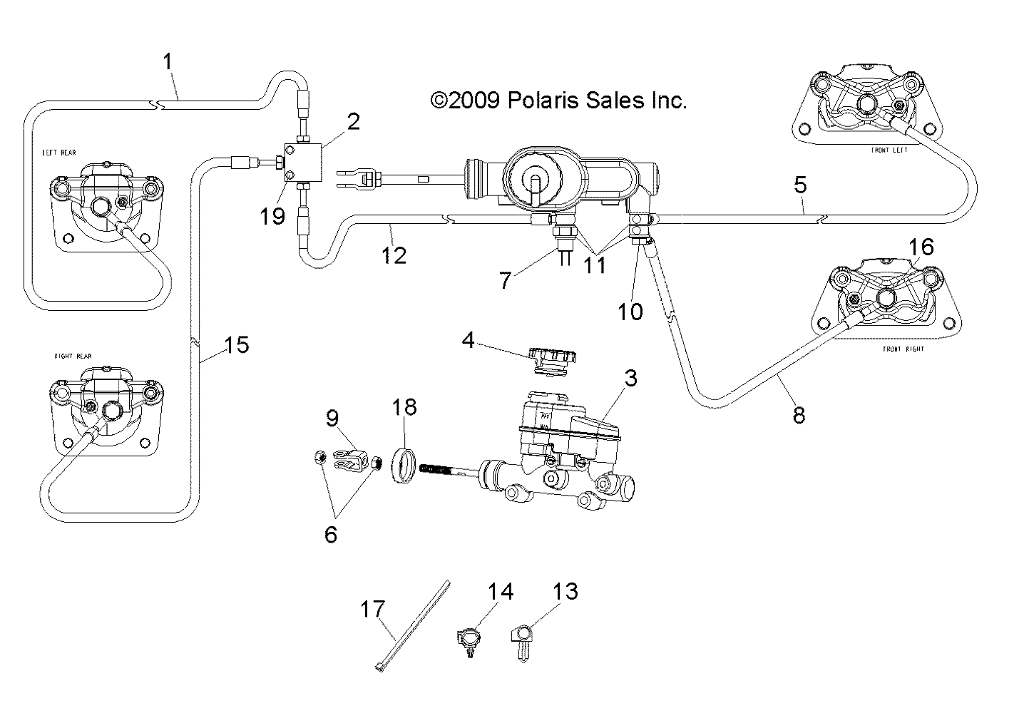 Part Number : 1911439 LINE-BRAKE RL