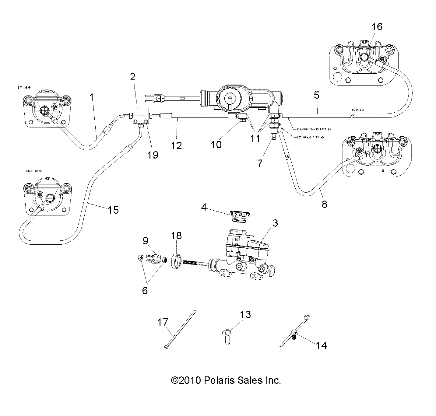 Foto diagrama Polaris que contem a peça 2204117