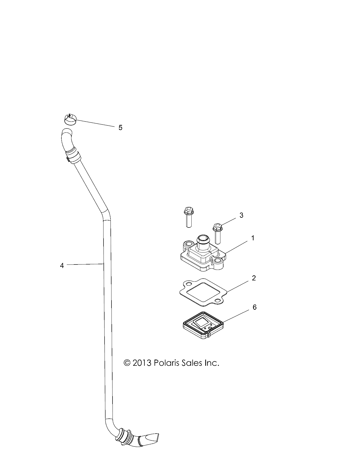 Part Number : 5415194 BREATHER HOSE