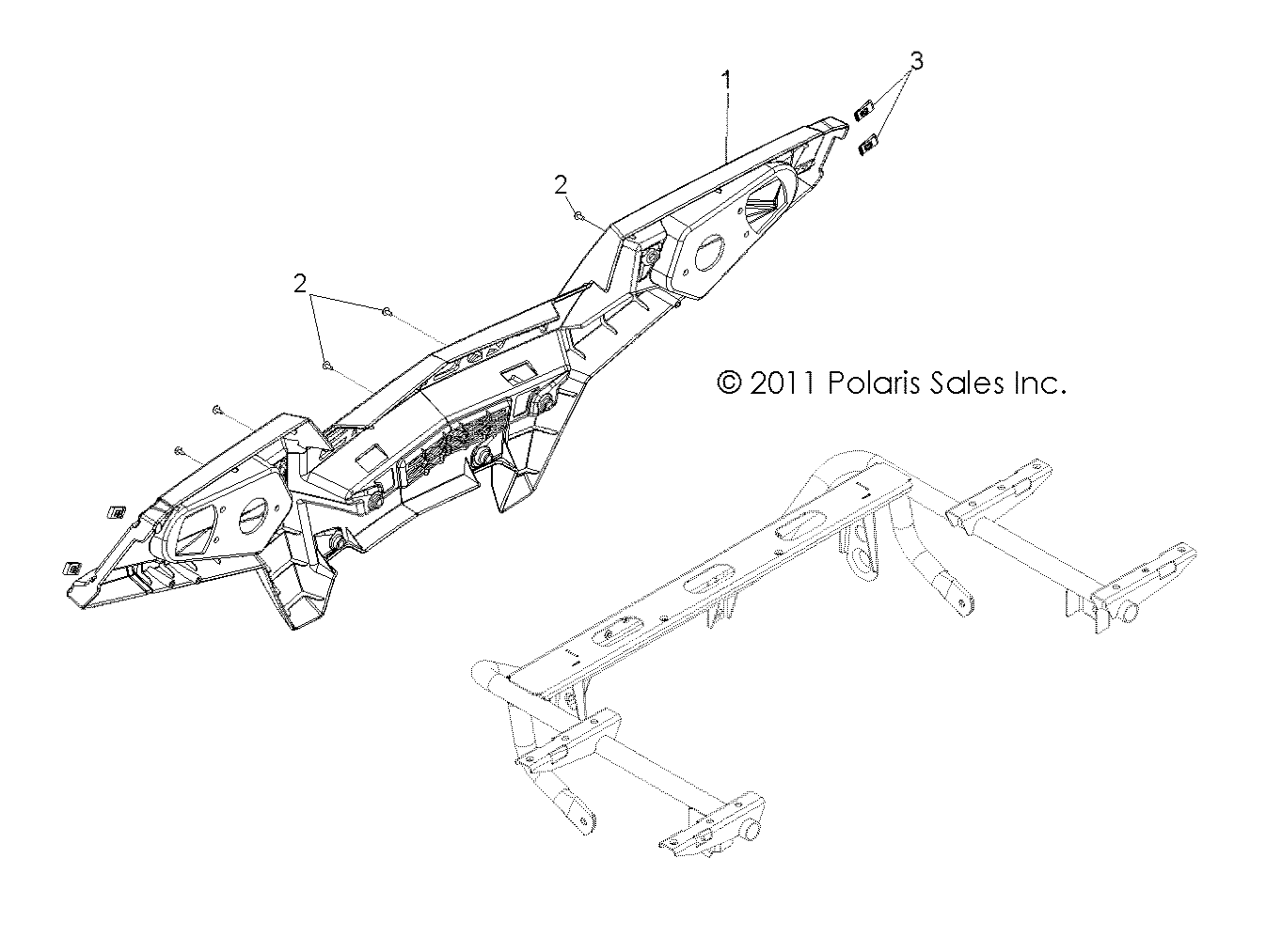 Foto diagrama Polaris que contem a peça 5438734-070