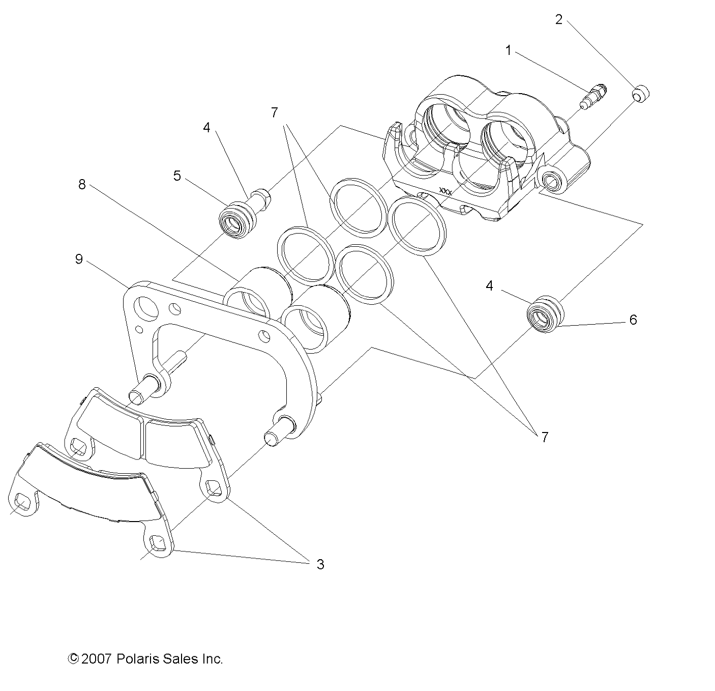 Part Number : 1911348 ASM-CALIPER MOUNT DB 1.375