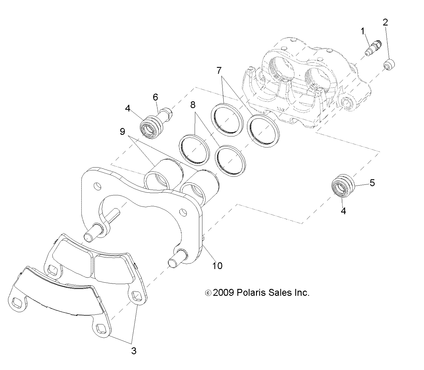 Foto diagrama Polaris que contem a peça 1912374