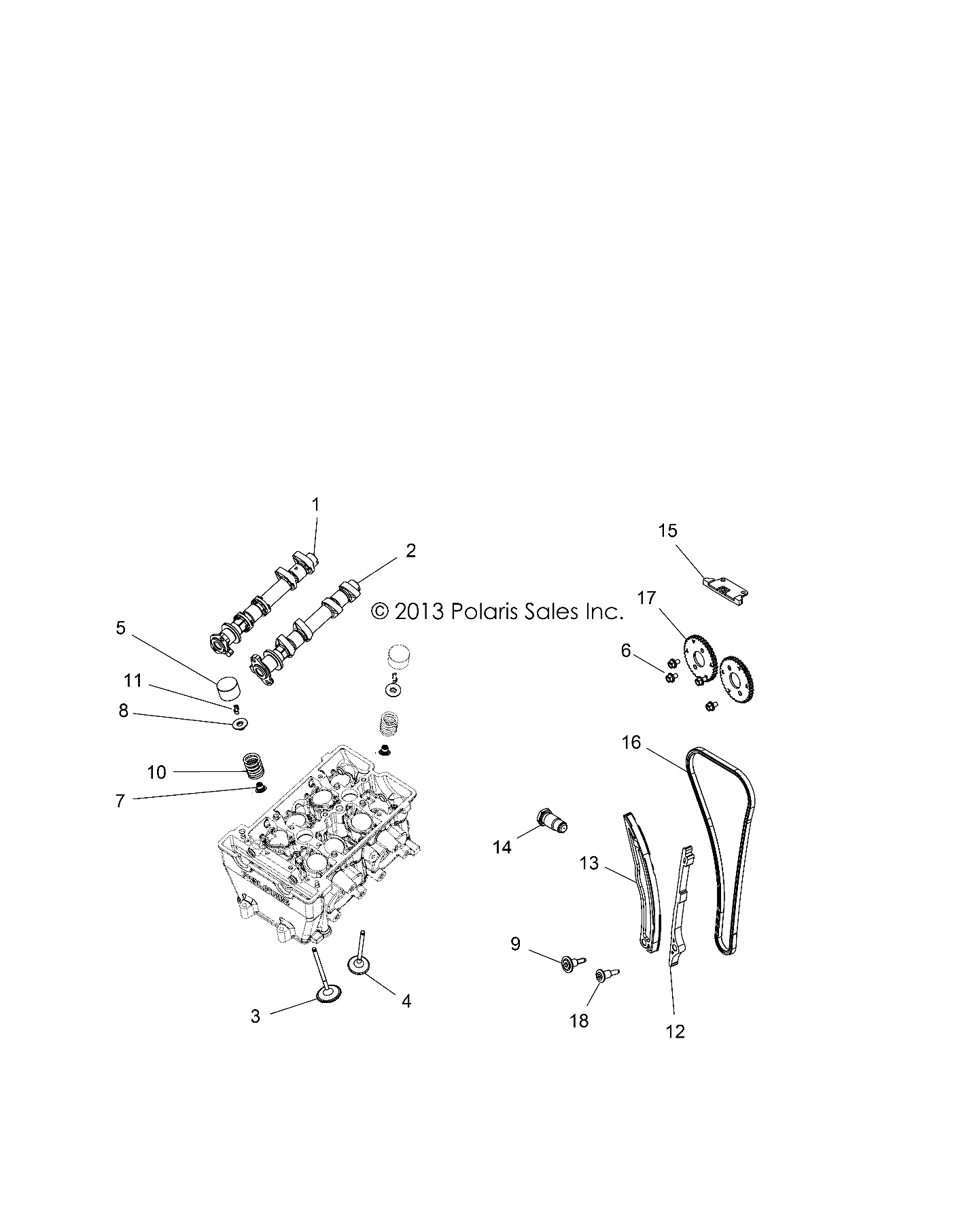 Part Number : 1204583 ASM-CAMSHAFT INTAKE