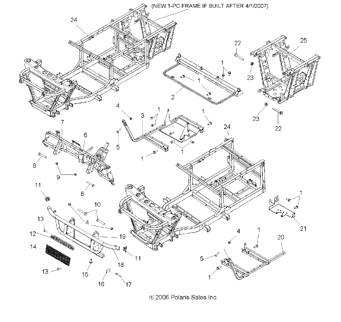 Part Number : 1015909-067 BUMPER WELD