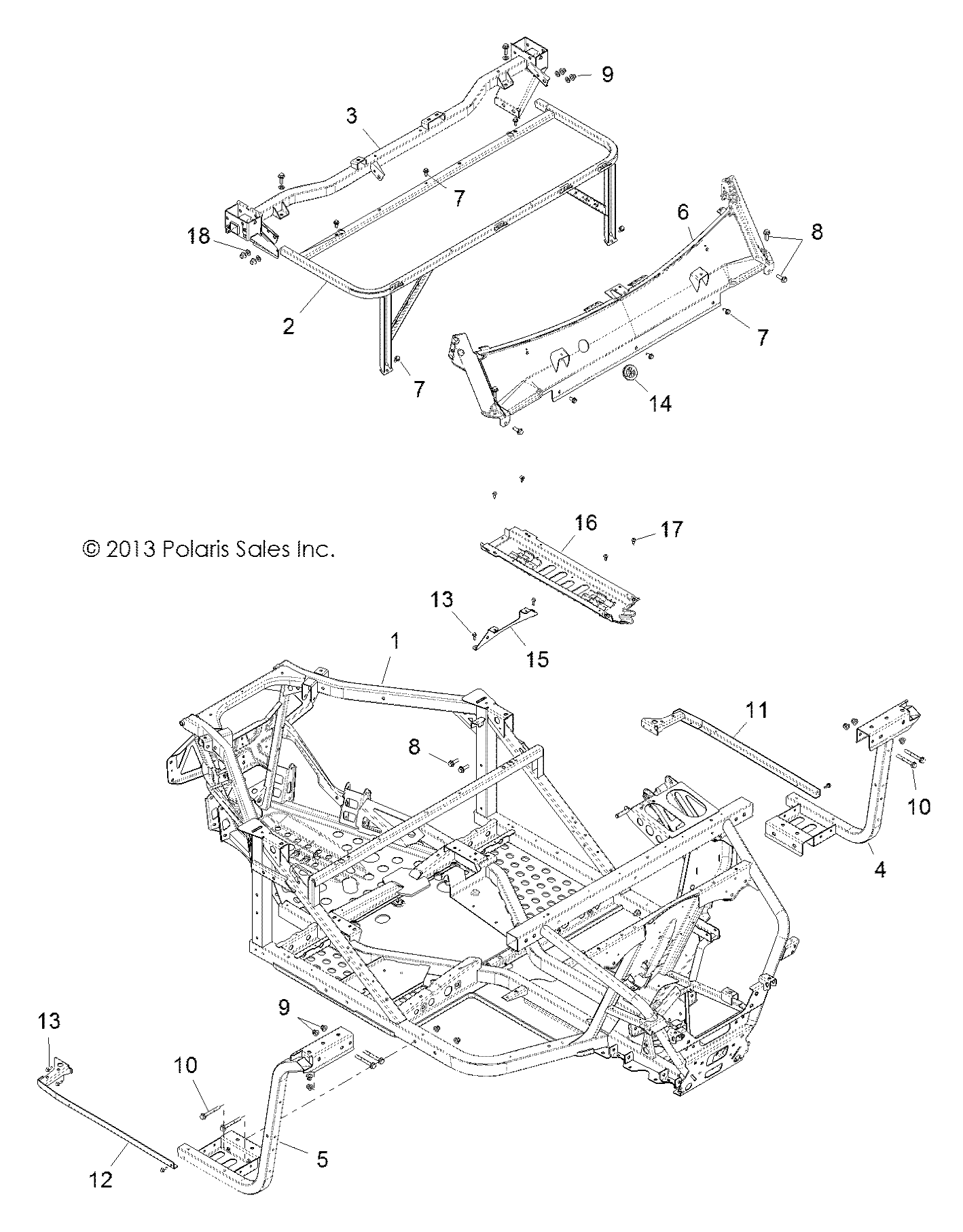 Part Number : 1019087-329 ROCKER WELD  LEFT  BLACK