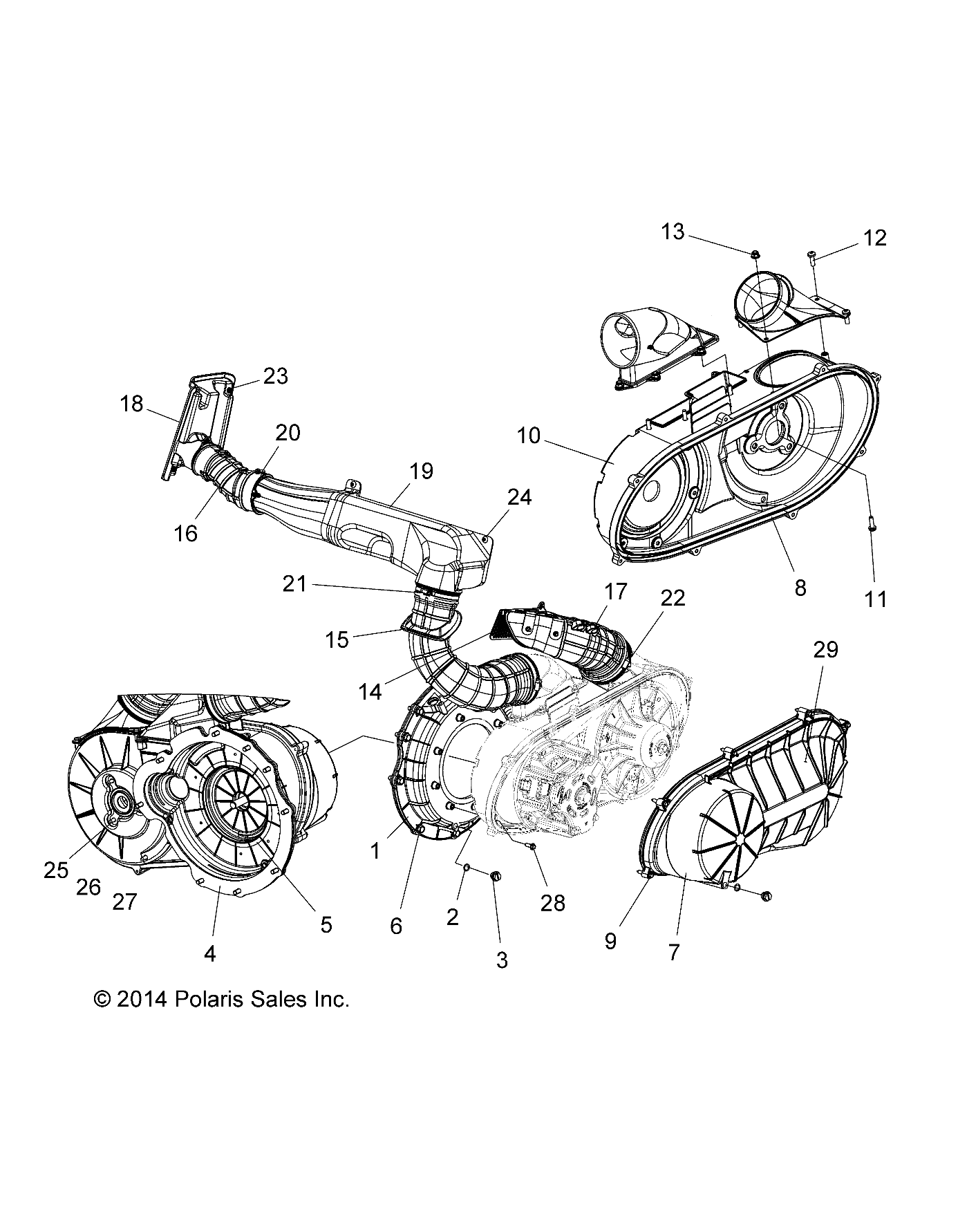 Part Number : 5416021 HOSE-CLUTCH AIR IN TRAP 900/1K