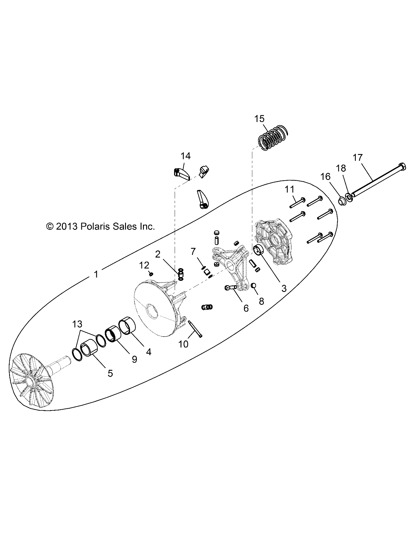 Part Number : 1323096 BASIC EBS DRIVE CTCH ASM