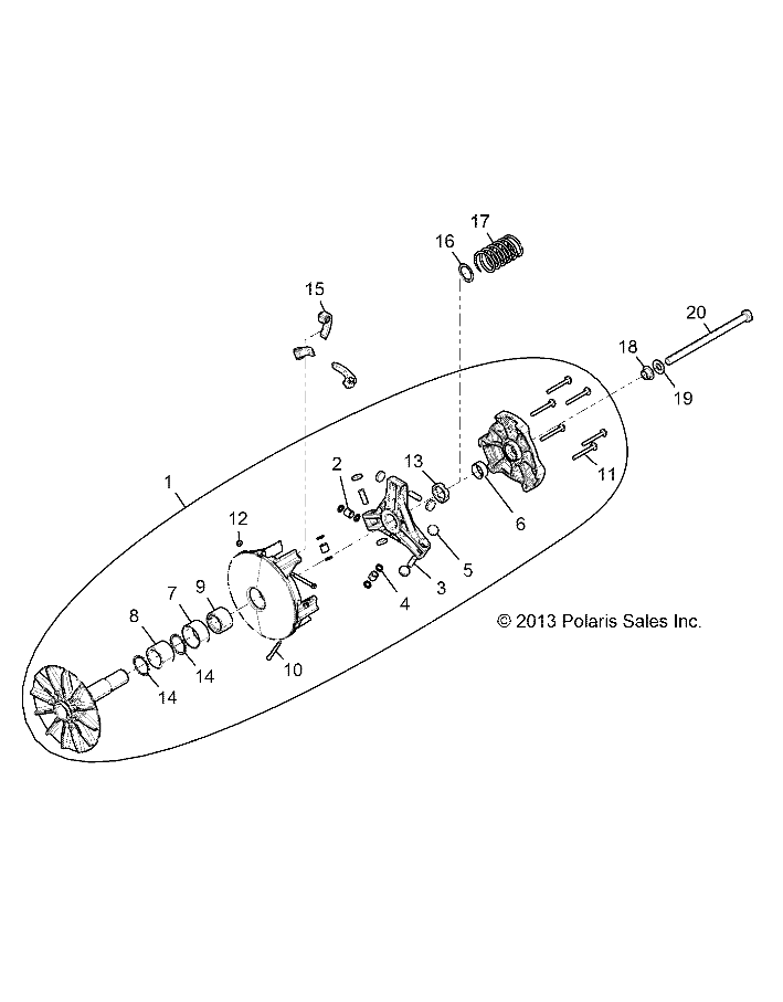 Part Number : 7044655 SPRING CLUTCH