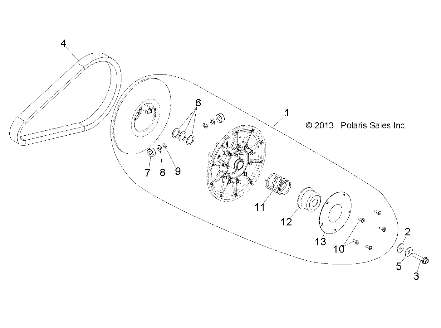 Part Number : 3211169 ORV DRIVE BELT  FOR EBS CLUTCH