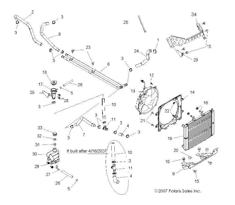 Part Number : 5413066 RADIATOR HOSE  LOWER  LONG