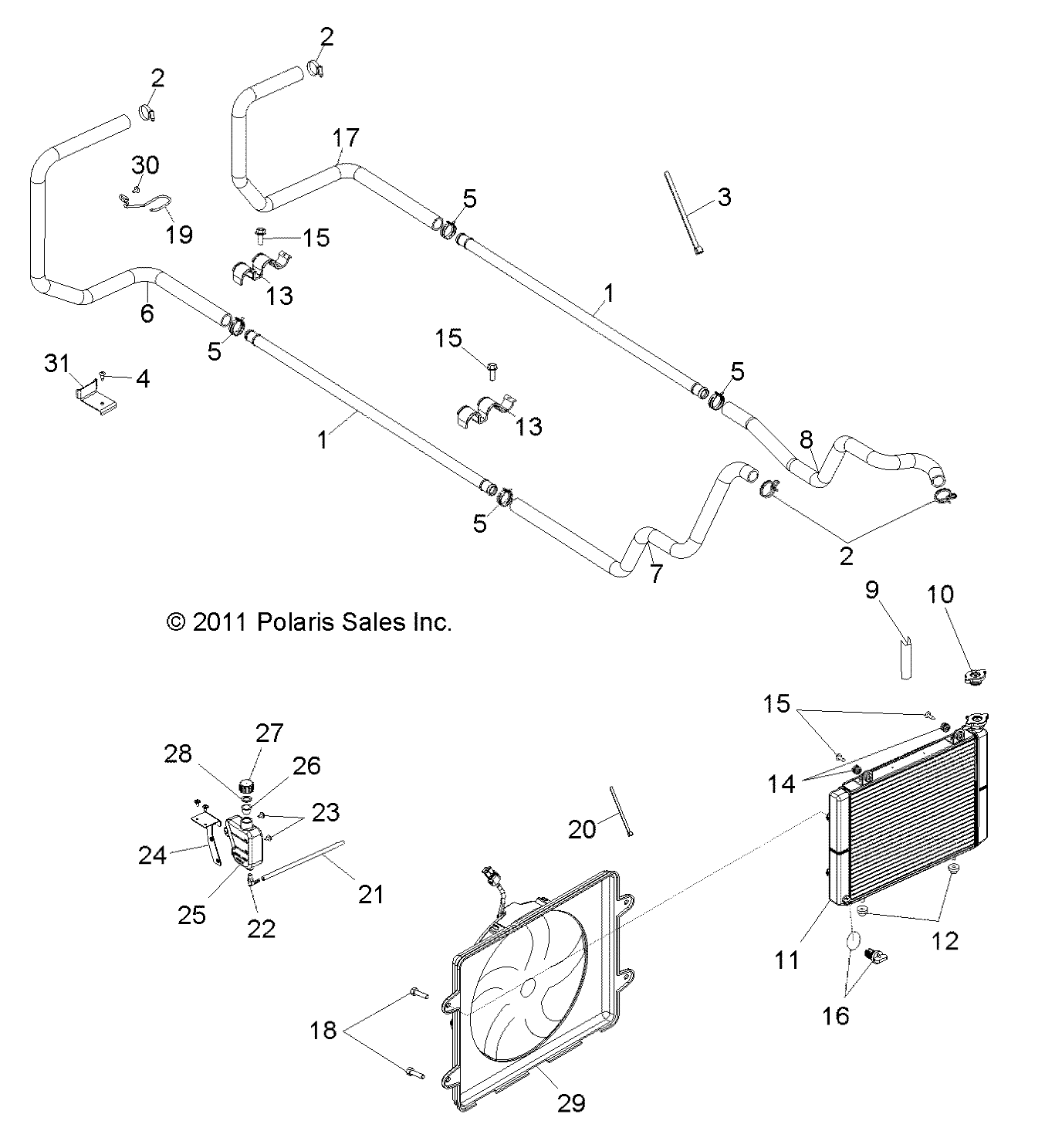 Part Number : 5414279 RADIATOR HOSE  UPPER