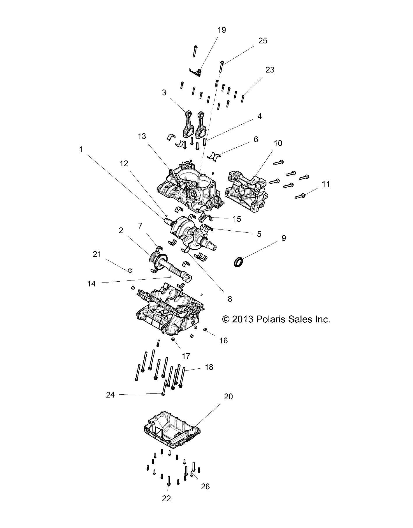 Part Number : 1204907 CONNECTING ROD ASSEMBLY