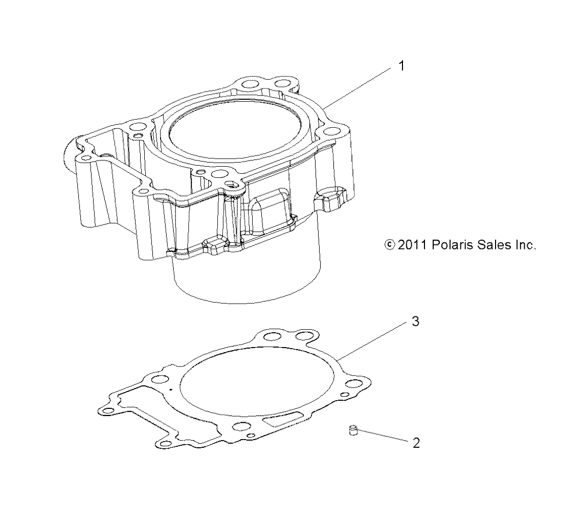 Foto diagrama Polaris que contem a peça 5260934