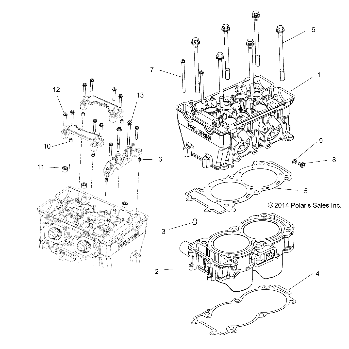 Part Number : 3022579 CYLINDER ASSEMBLY