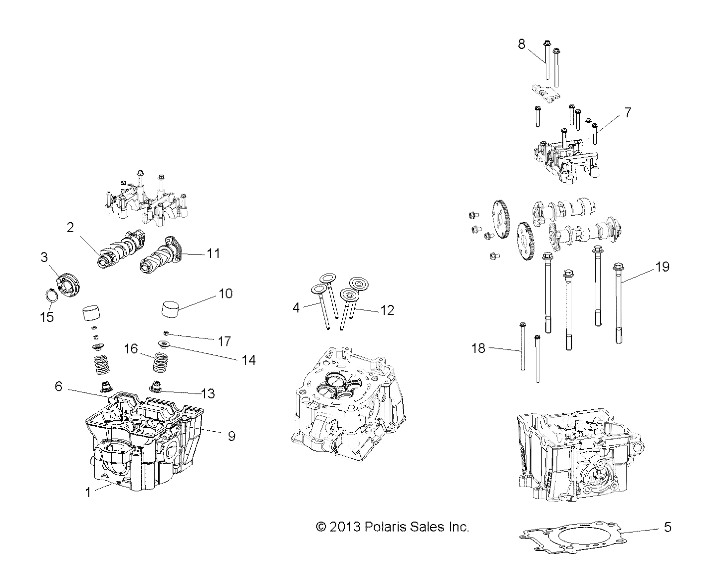 Part Number : 3022555 EXHAUST CAMSHAFT  MACHINED