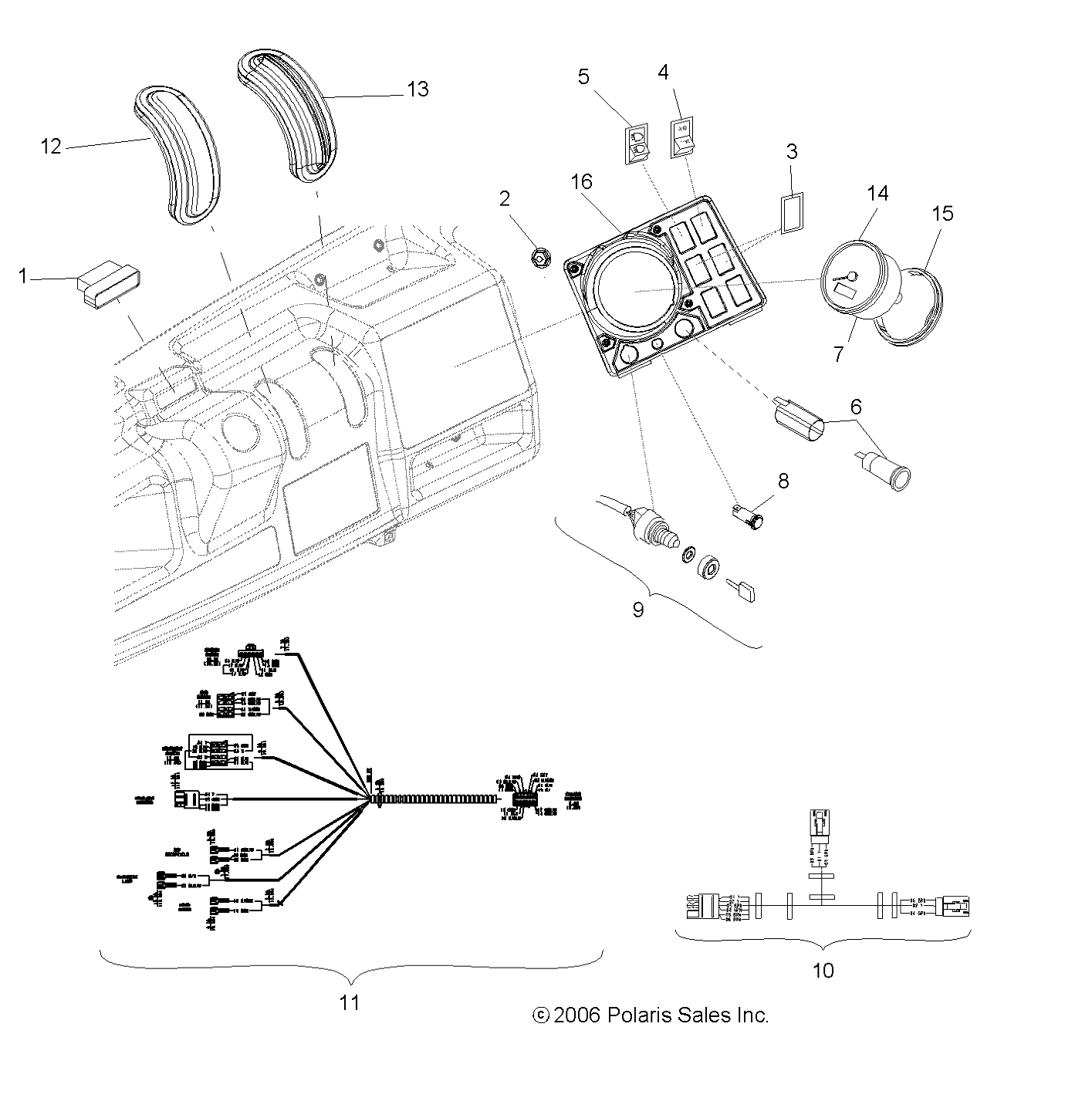 Part Number : 4011501 SWITCH-MOMENTARY  INST.