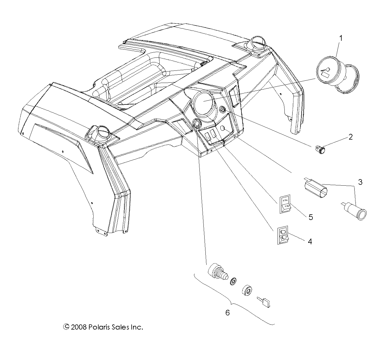 Part Number : 3280479 ASM-CLUSTER 110MM W/FUEL