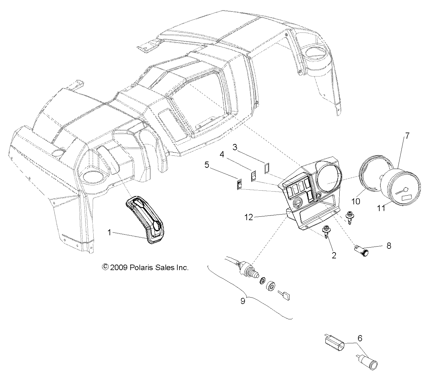 Part Number : 3280537 ASM-CLUSTER CPI A3 SXS