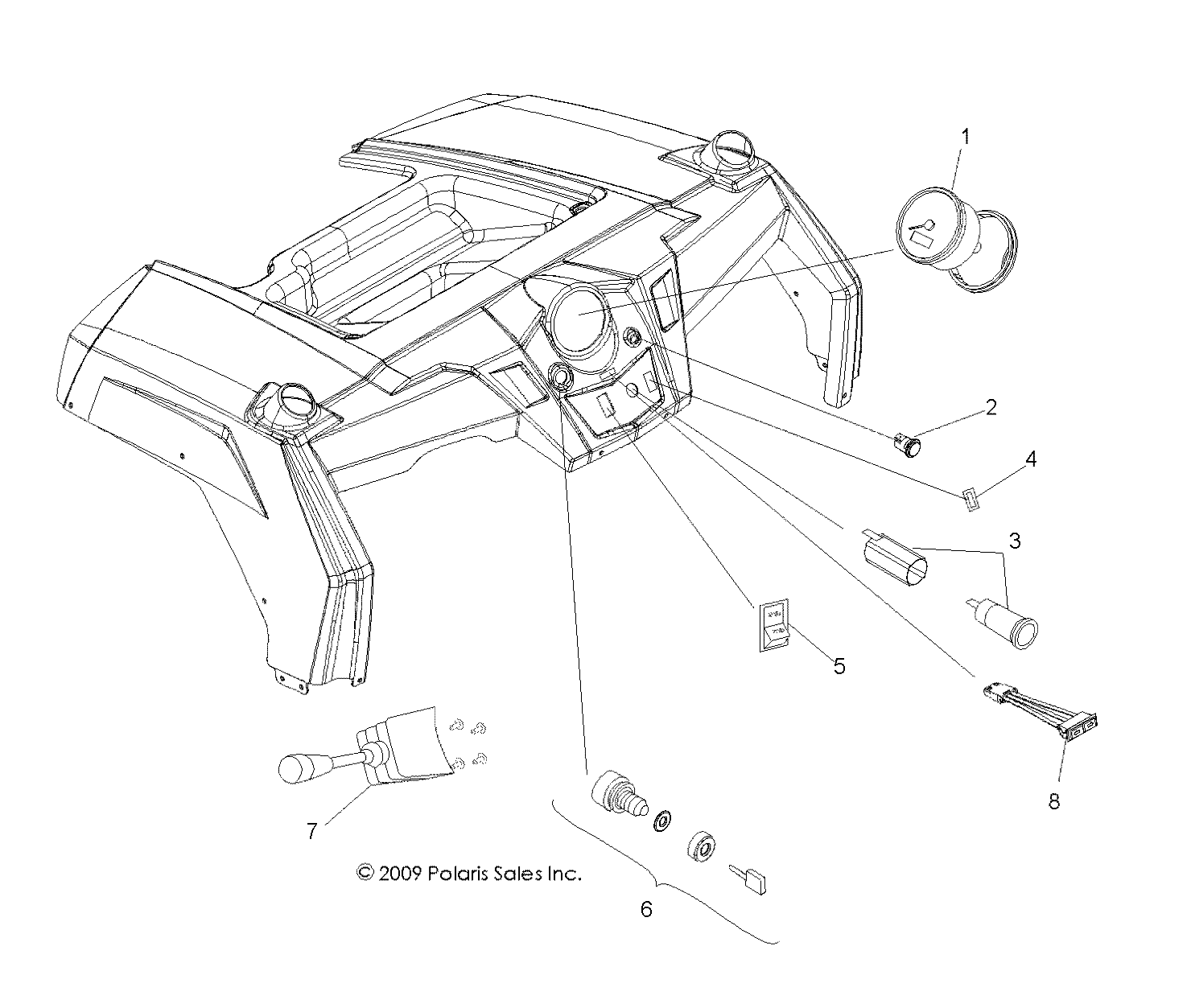 Part Number : 3280535 CLUSTER WITH FUEL ASSEMBLY  11